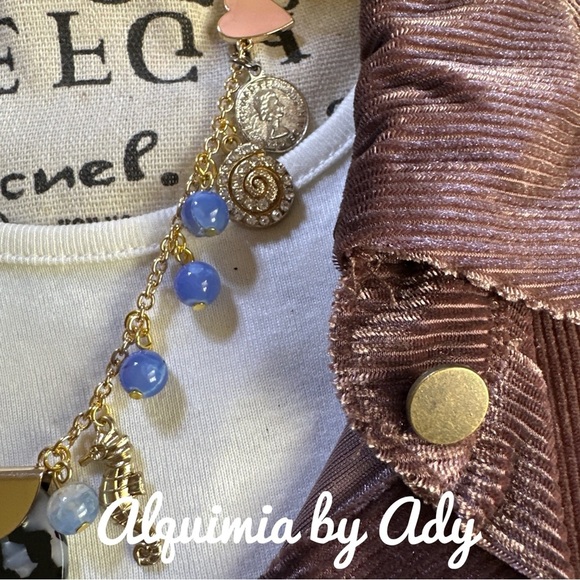 Alquimia by Ady Gold and Blue Necklace - Picture 5 of 10